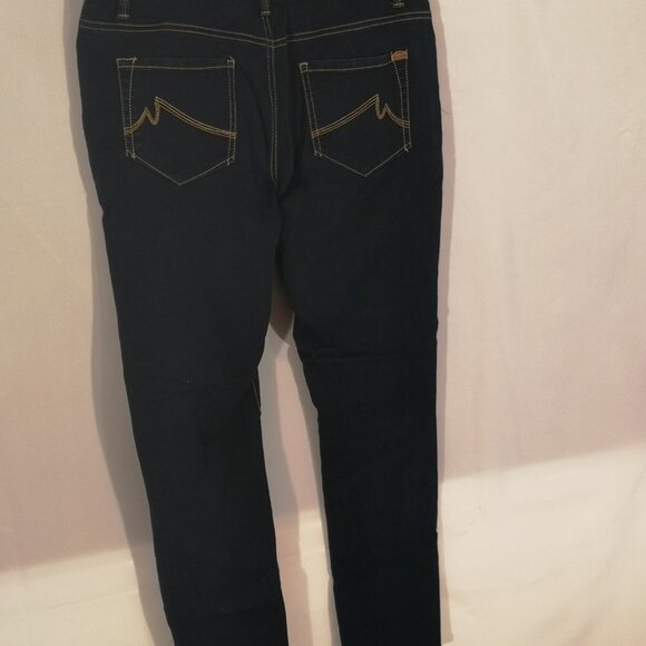 Max Ladies Dark Wash Blue Jeans - Picture 2 of 7